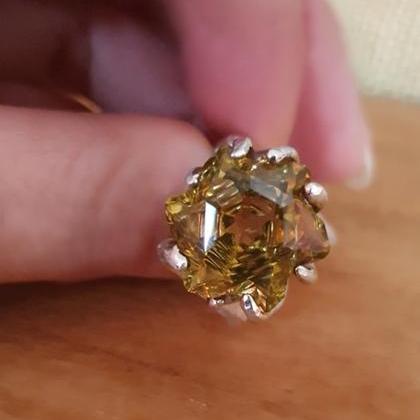 Fancy Green Quart Gemstones, Fancy Unique Jewelry..